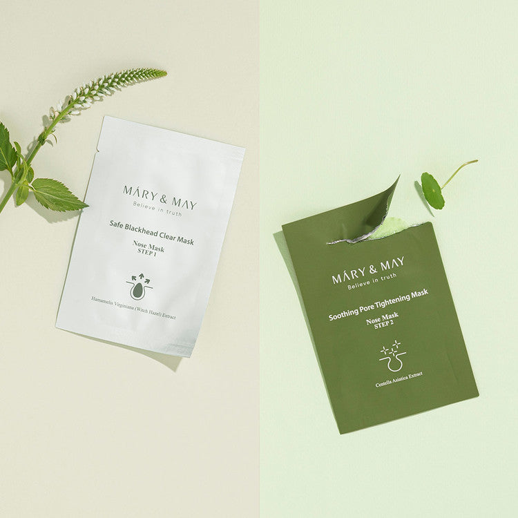 Mary&May Daily Safe Black Head Clear Nose Mask 10ea