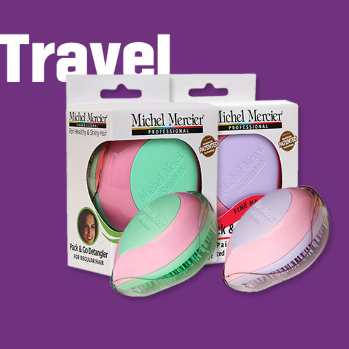 Michel Mercier Travel Detangling Brush