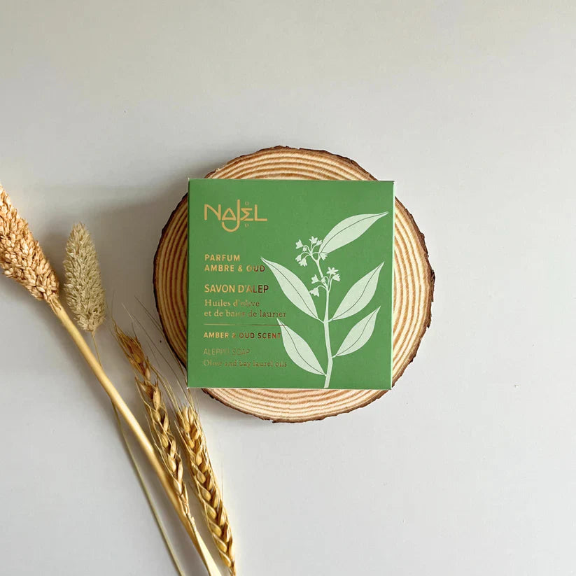 NAJEL Aleppo Soap Amber & Wood 150g