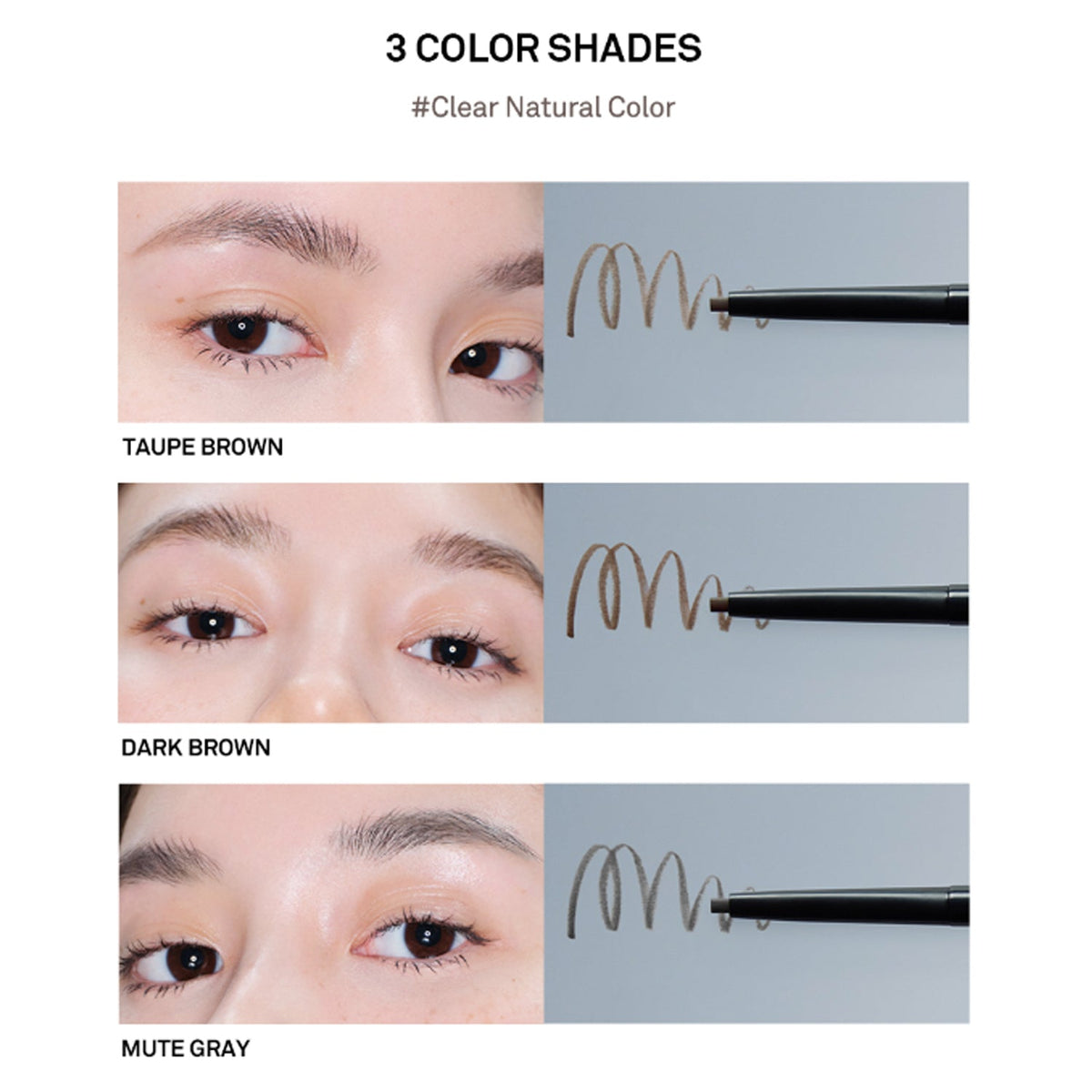 NAMING. Rootlit Eyebrow Pencil 3 colors