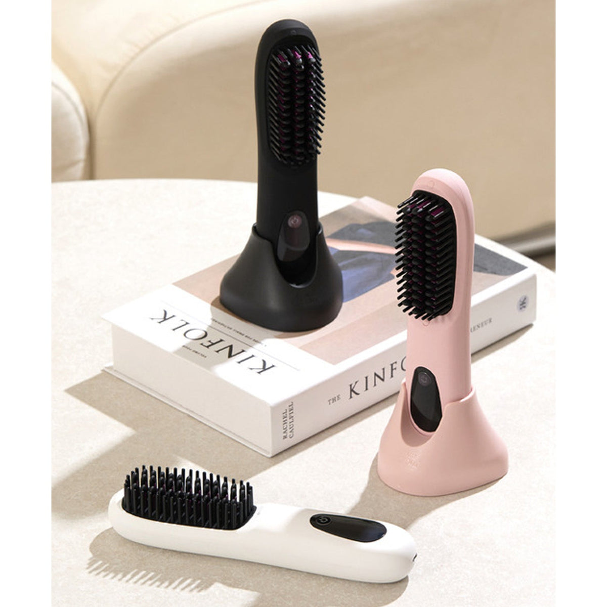 NAMU FACTORY Cordless Hair Styler Brush with Temperature Control