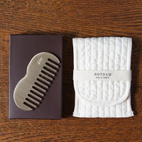 NOTDAM Bangjja Brassware Apple-Comb Scalp Gua Sha Comb with Complimentary Jeogori Gift