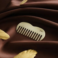NOTDAM Bangjja Brassware Apple-Comb Scalp Gua Sha Comb with Complimentary Jeogori Gift