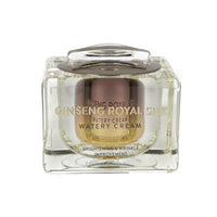 A 60g jar of Nature Republic Ginseng Gold Silk Watery Cream, a luxurious ginger royal silk water cream.