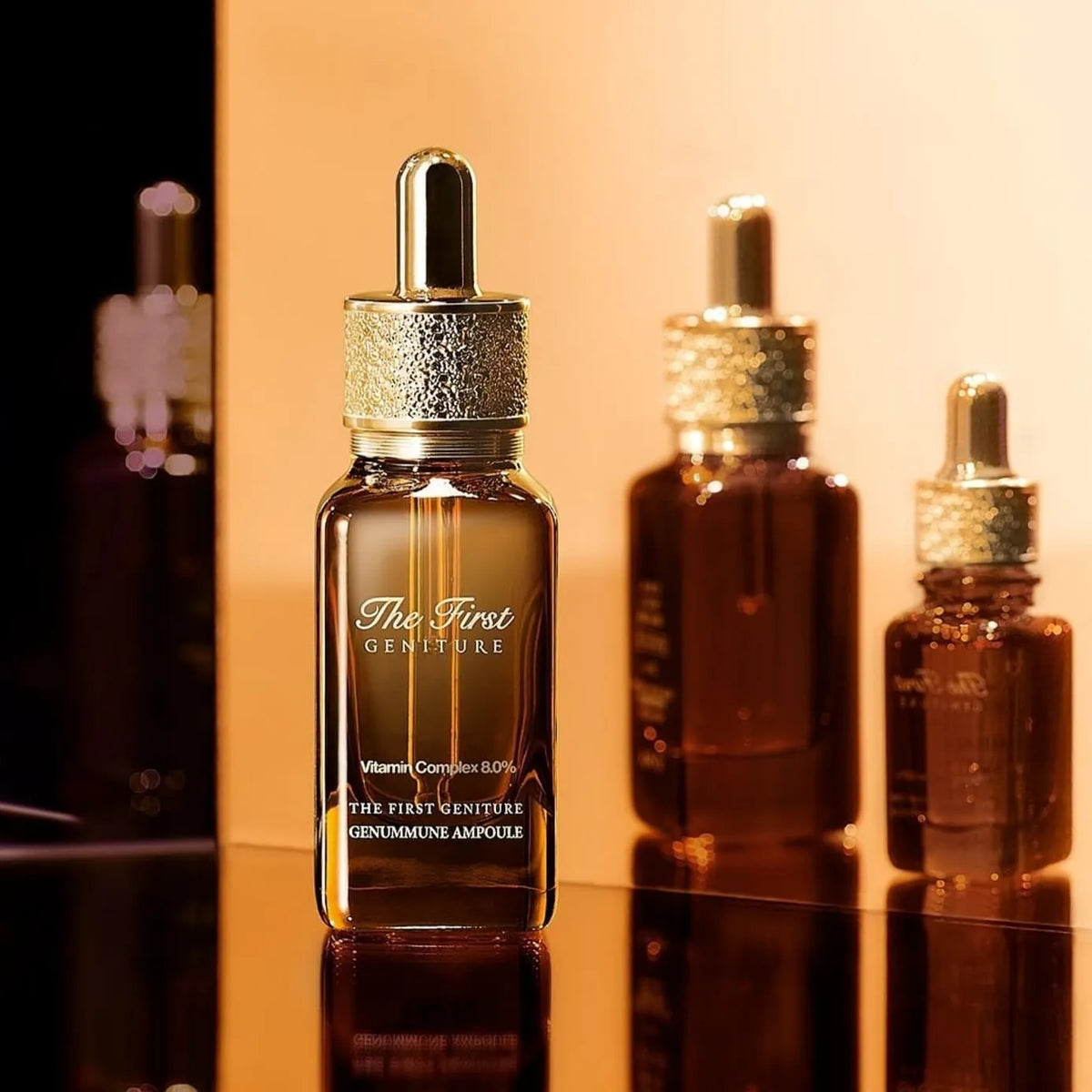 O HUI The First Geniture Genummune Ampoule 30ml - is a premium anti-aging serum designed to rejuvenate and strengthen the skin’s natural defenses