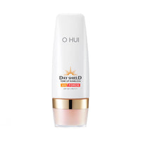 O HUI Day Shield Tone Up Sunblock UV Force is a high-performance sunscreen that provides powerful protection against UVA and UVB rays with SPF50+ PA++++.