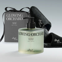 Objet by KUNDAL Moist Gleam Body Wash 450ml & Room Slippers Set
