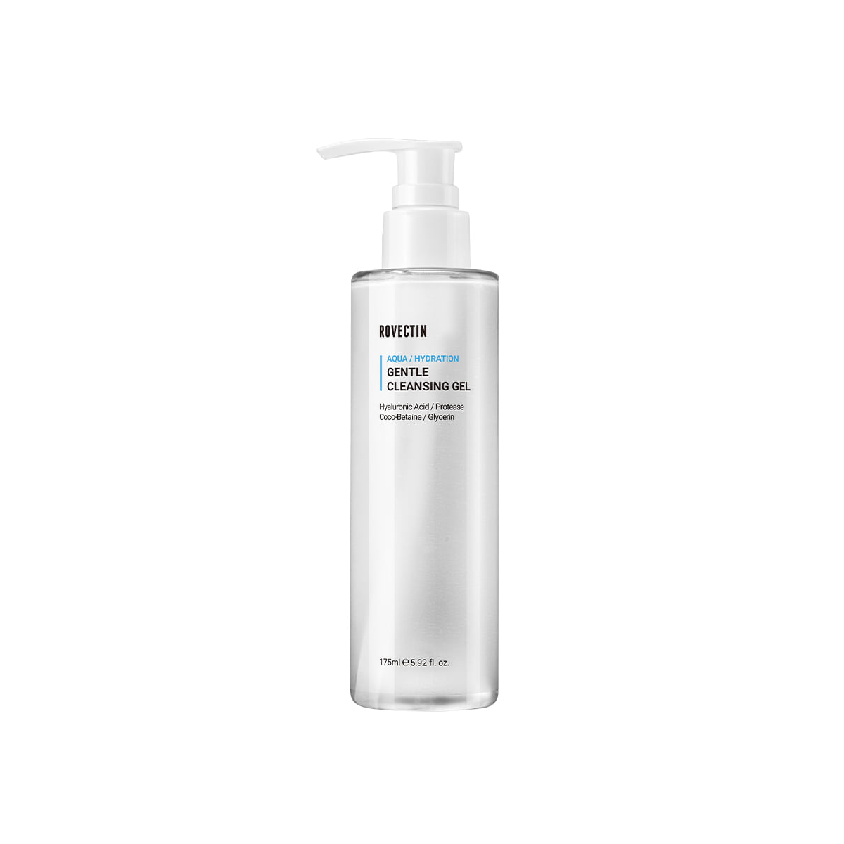 The ROVECTIN Aqua Cleansing Gel is a gentle yet effective cleanser designed to remove impurities and maintain skin hydration.