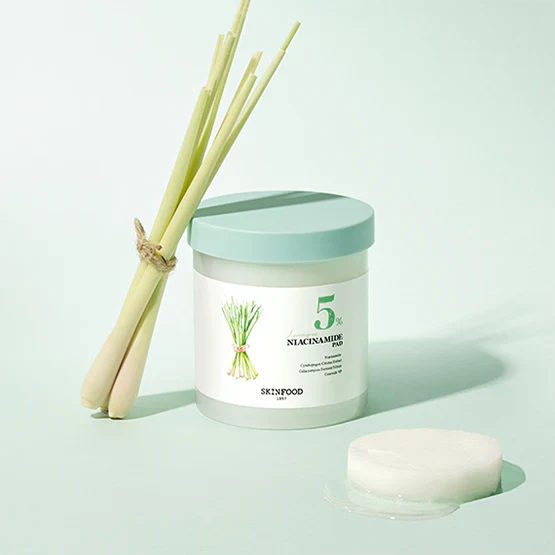 SKINFOOD Lemongrass Niacinamide 5 Pads – 60 Sheets 250g