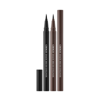 The SKINFOOD Choco Shade Brush Eyeliner is a unique eye makeup product that combines the precision of an eyeliner with the soft, blendable quality of a shadow.