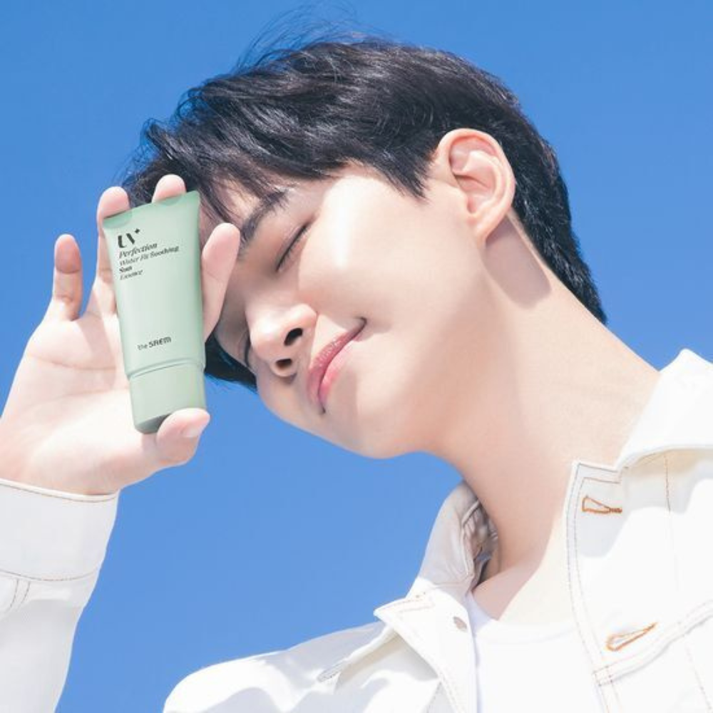 THE SAEM UV Perfection Water Fit Soothing Sun Essence SPF50+ PA++++ 50ml*2ea