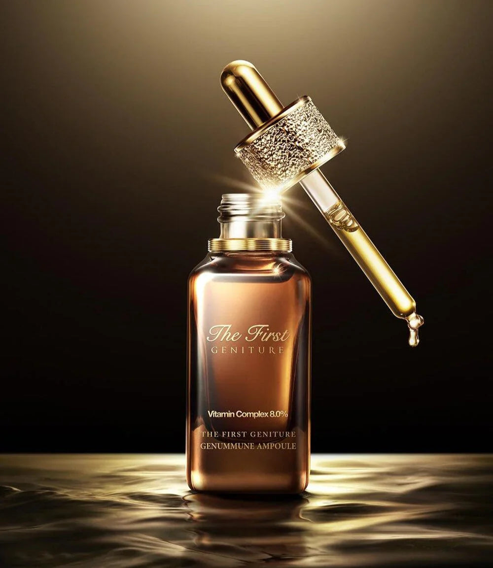 O HUI The First Geniture Genummune Ampoule 30m - Provides intense moisture, leaving the skin hydrated and plump.