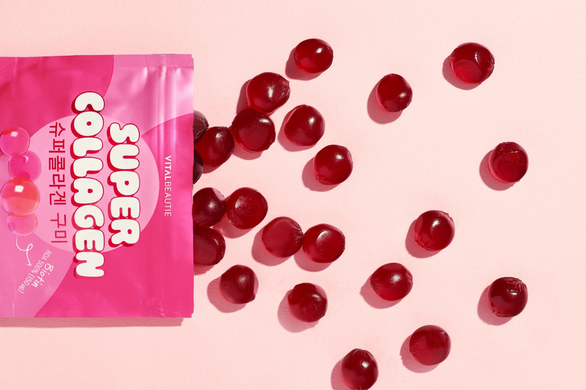 VITALBEAUTIE Super Collagen Gummy 1 Box (40g x 5 Pouch)