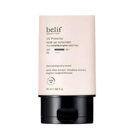 The belif UV Protector Tone-Up Sunscreen (50ml) is a versatile sunscreen that not only offers powerful sun protection but also enhances your complexion with a natural tone-up effect.