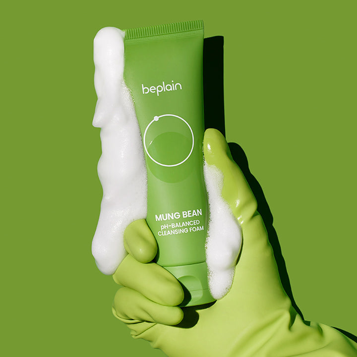 beplain Mung Bean pH-Balanced Cleansing Foam 80ml/160ml
