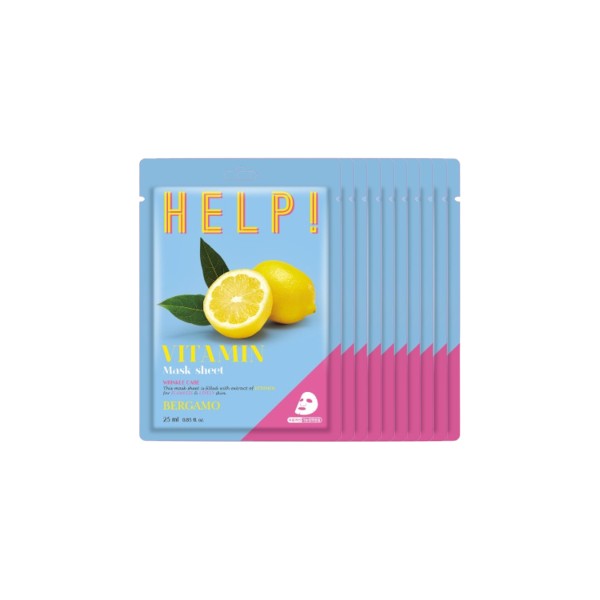 Bergamo Help! Mask Pack Vitamin 25ml *10ea - DODOSKIN