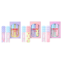 A vibrant duo of tinted glass in fruity colors, each weighing 1.6g, perfect for adding a pop of color to your look.