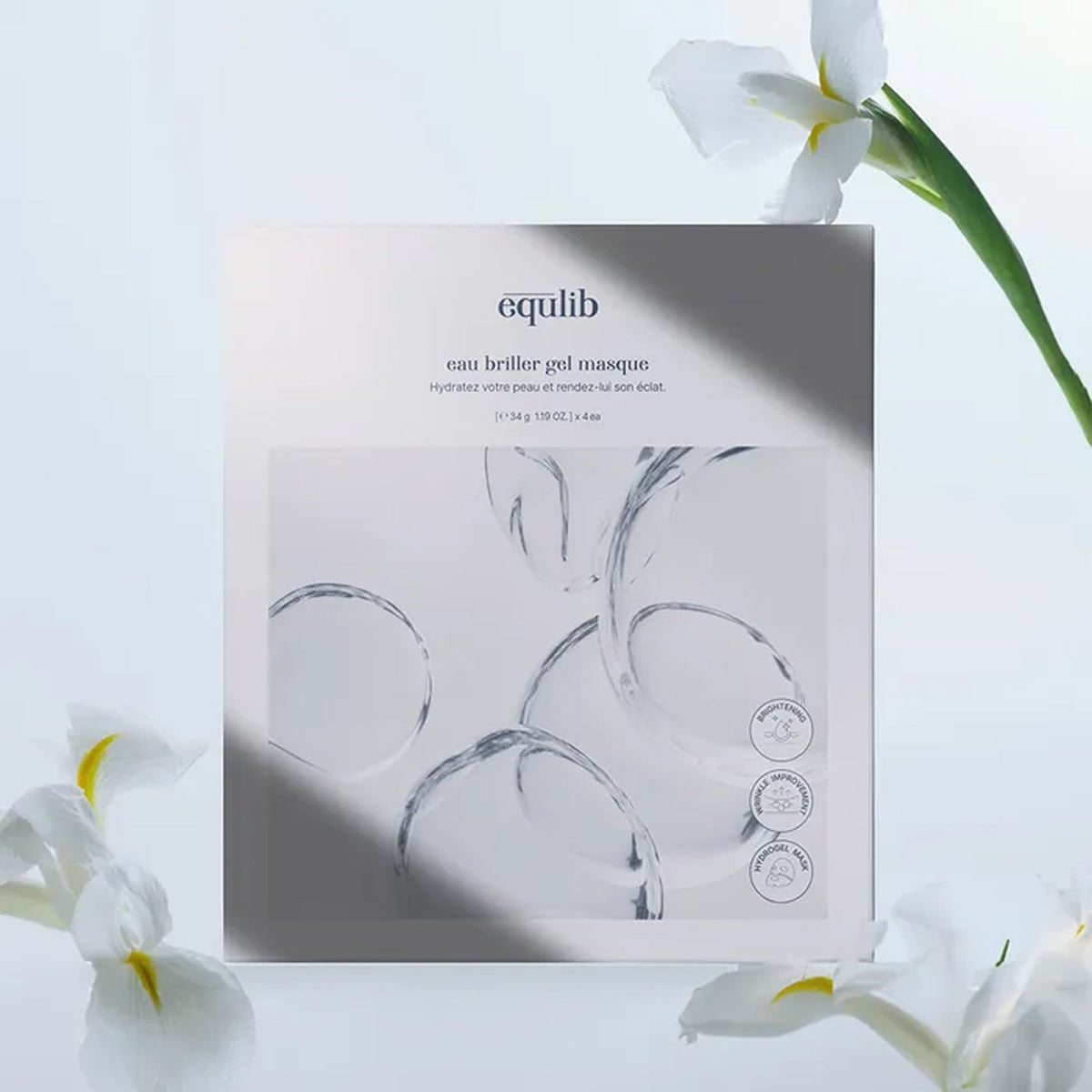 equlib Eau Briller Gel Mask 1 Box (34g × 4 sheets)