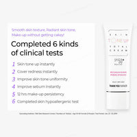 (Matthew검수) THANK YOU FARMER Skin Tone Up Total Cream SPF50+ PA++++ 40ml - DODOSKIN