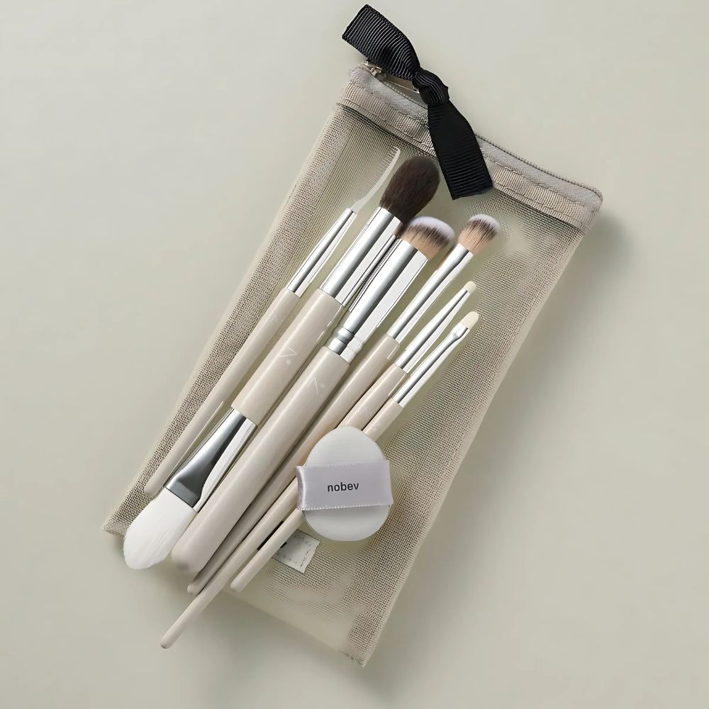The brushes feature ergonomic handles that provide a comfortable grip, allowing for better control and precision during application.