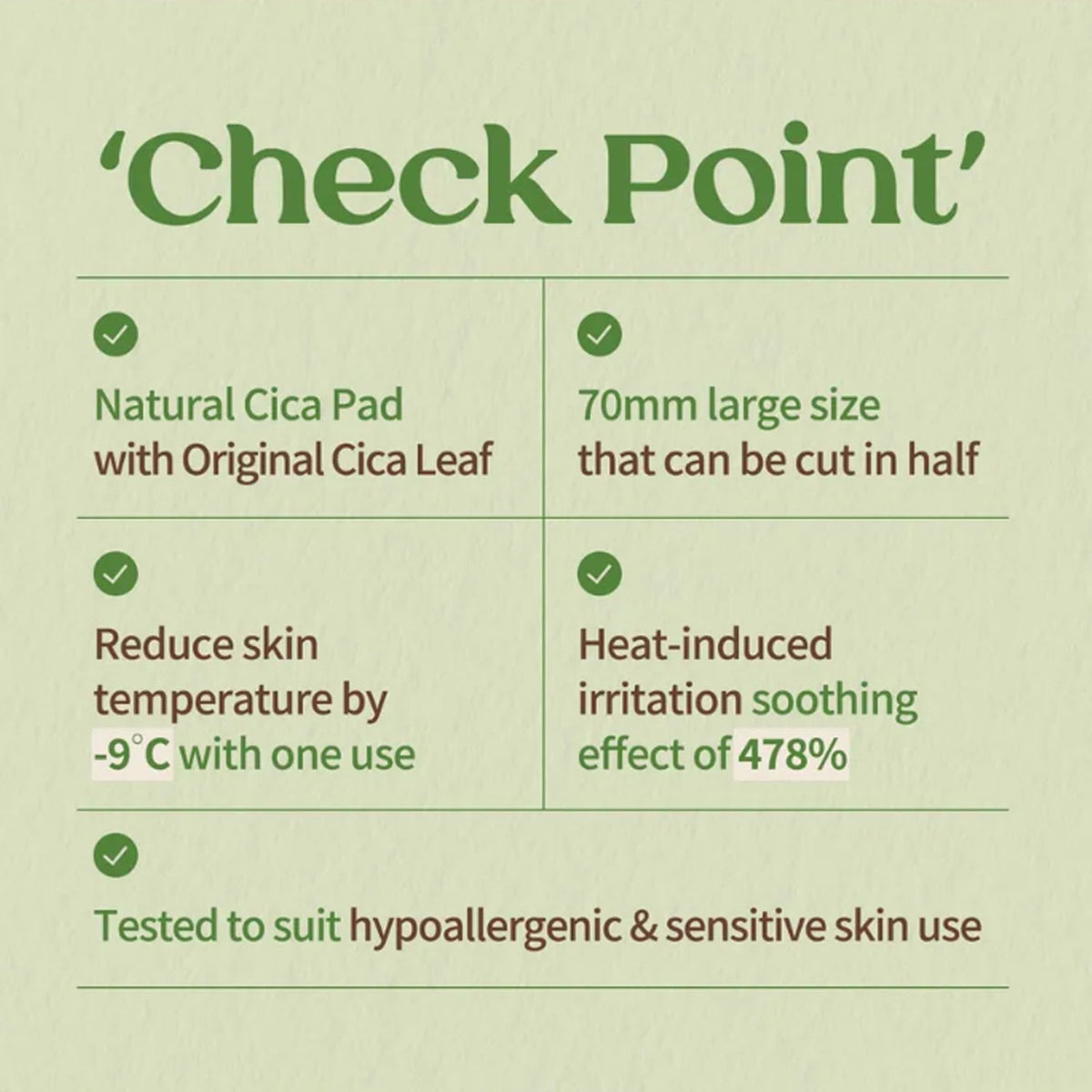 nutseline Cica Nut Calming Pad 10ea