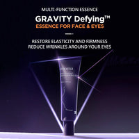 Face and eye essence by Onoma: 30ml bottle, gravity defying.
