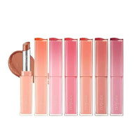 The rom&nd Sheer Tinted Stick (2.0g) is a lightweight, sheer lipstick that delivers a natural wash of color with a dewy finish.