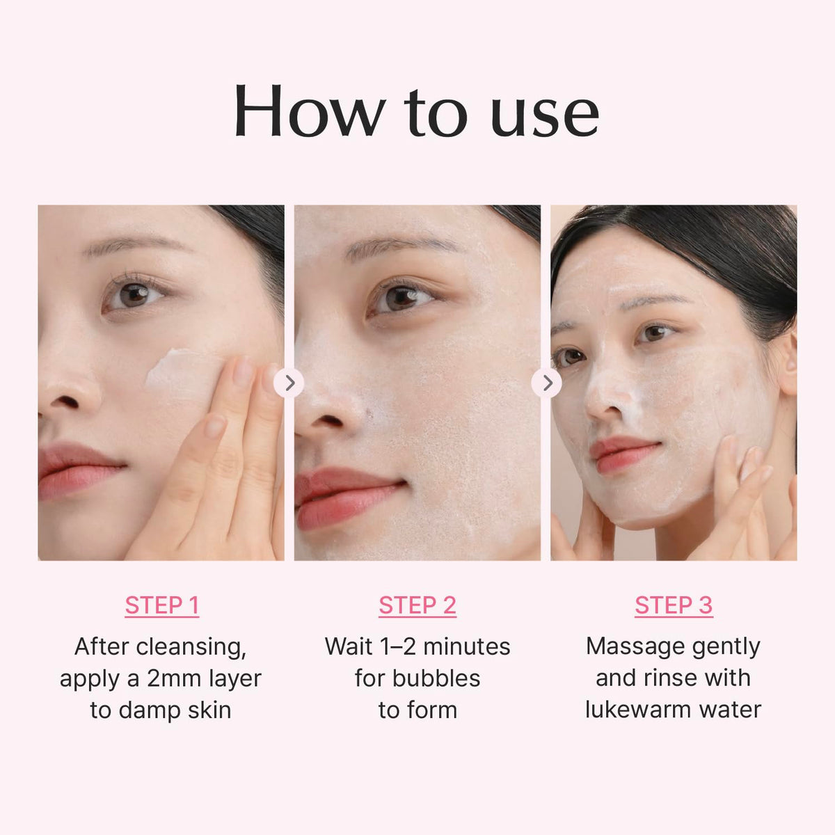 su:m37 Micro-Active Pink Vitamin Bubble Tox Mask Courage Type 100ml