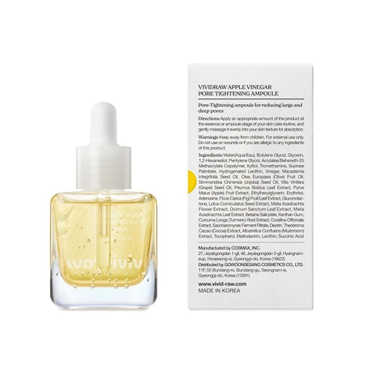 vividraw Apple Vinegar Pore Tightening Serum 40ml