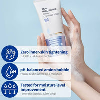 Wellage Real Hyaluronic Amino Cleansing Foam 150ml - DODOSKIN