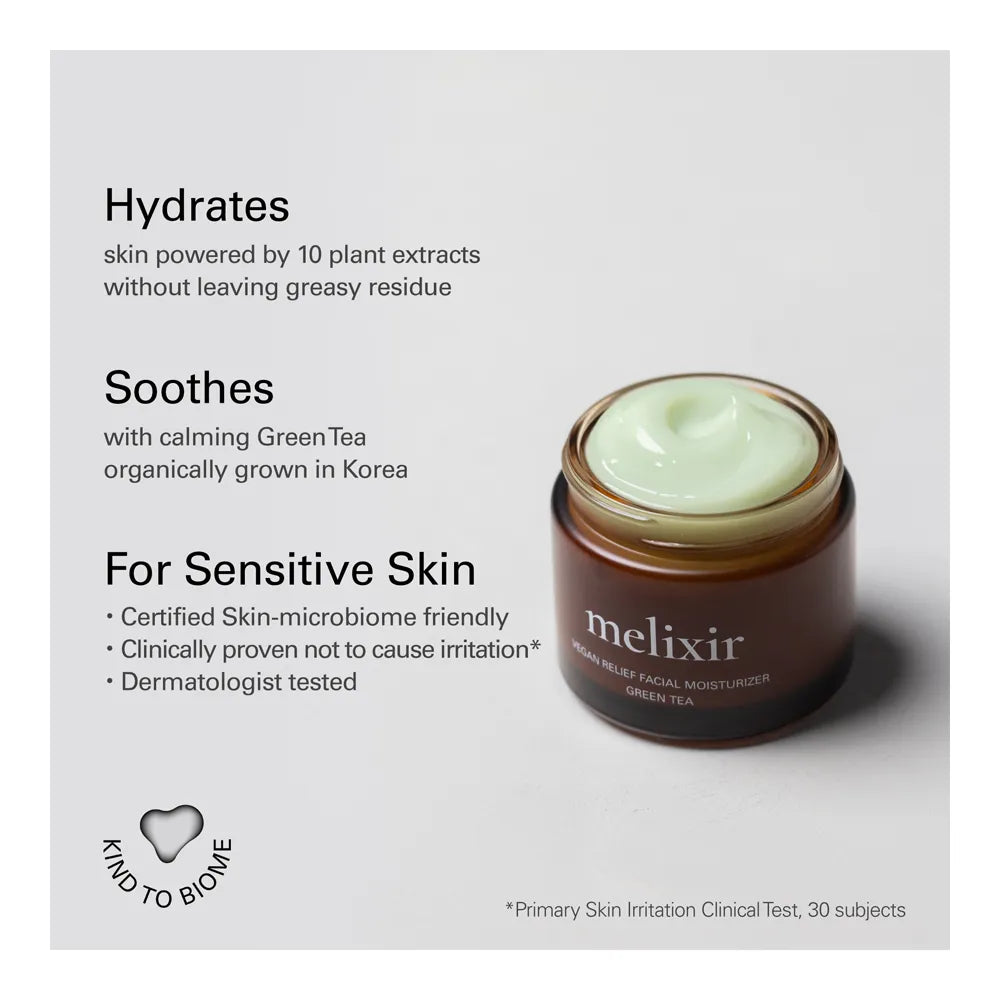 Melixir Vegan Relief™ Facial Moisturizer 80ml