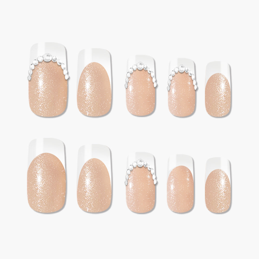 MUZMAK Nail Tips 36pcs #Tiara(Square)