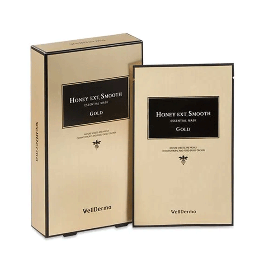 (NEWA) WellDerma Honey Ext. Smooth Essential Mask 25ml *10 pcs - DODOSKIN