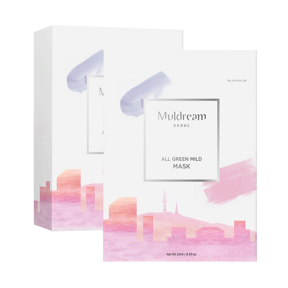 Muldream All Green Mild Mask 27ml *10 pcs