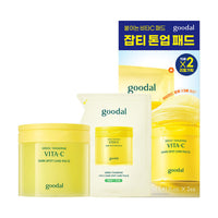 Goodal Green Tangerine Vita C Blemish Care Pad Alpha 70 sheets+70 sheets Refill Special Set + Free Gift