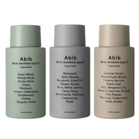 Abib body emulsion 3type Fragrant bottle 300ml
