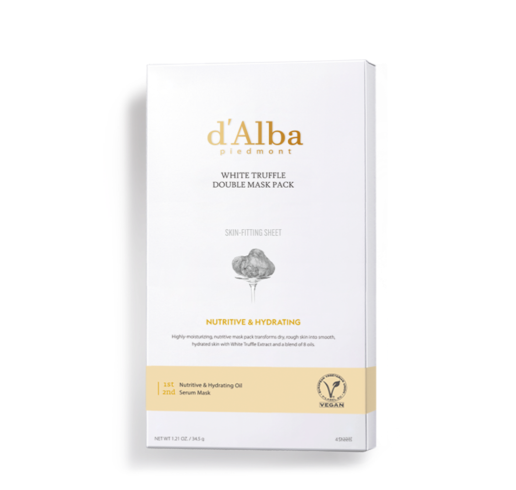 d'Alba White Truffle Double Mask Pack (Nutritive) 32.5g