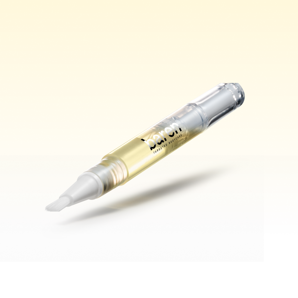 baren Dual Effect Nail and Cuticle Care Essence Oil Pen with Ceramic Pusher
