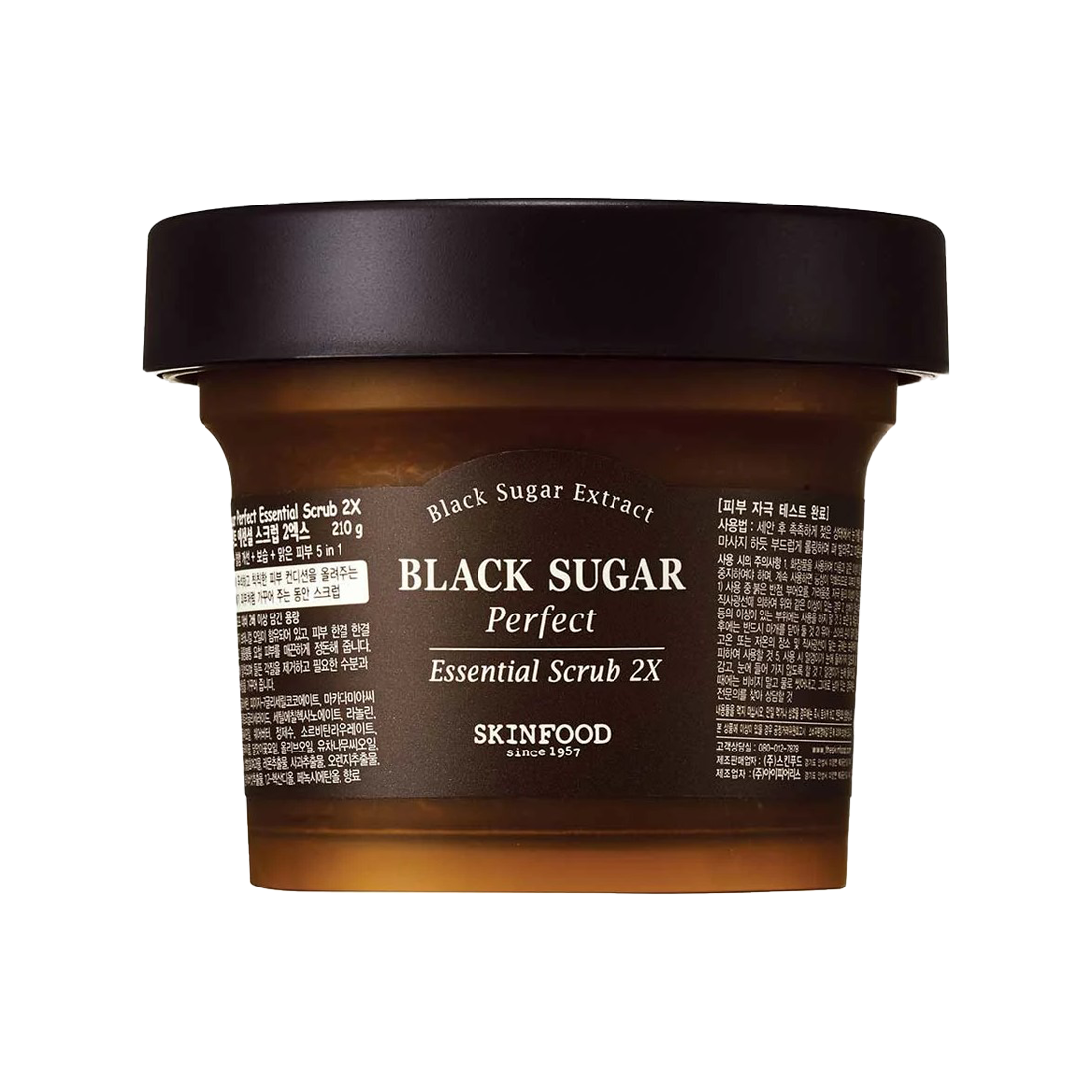 [Expiration imminen] SKINFOOD Black Sugar Perfect Essential Scrub 2X 210g