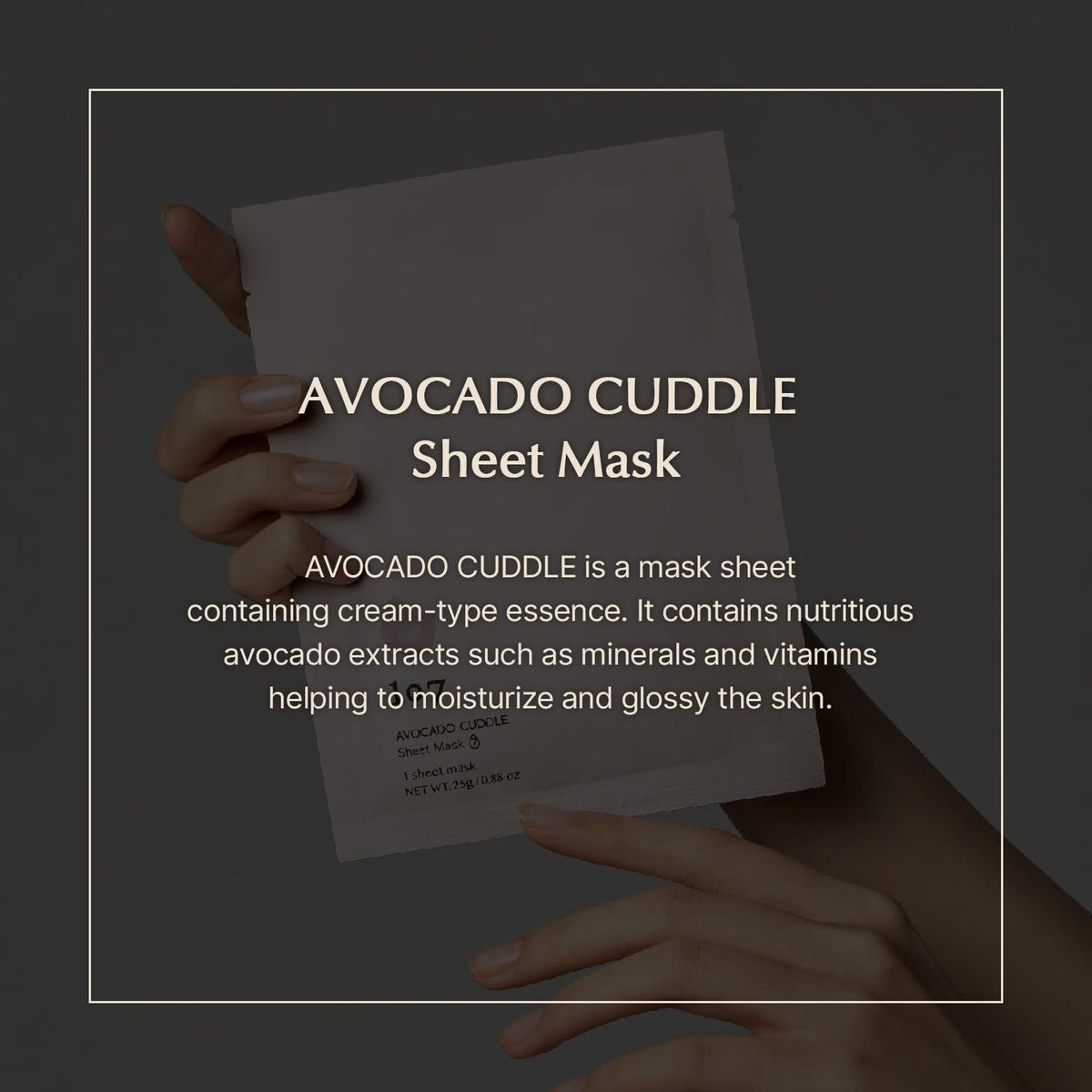 ONEOSEVEN Avocado Cuddle Sheet Mask 25g * 5ea - DODOSKIN