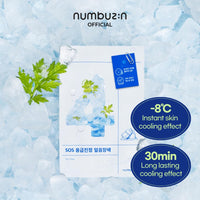 numbuzin No.4 Icy Soothing Sheet Mask 4ea