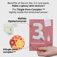 numbuzin No.3 Tingle-Pore Softening Sheet Mask 4ea - DODOSKIN