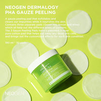 NEOGEN DERMALOGY Green Tea Moist Pha Gauze Peeling 30ea