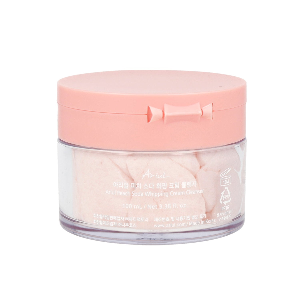Ariul Peach Soda Whipping Cream Cleanser 100ml