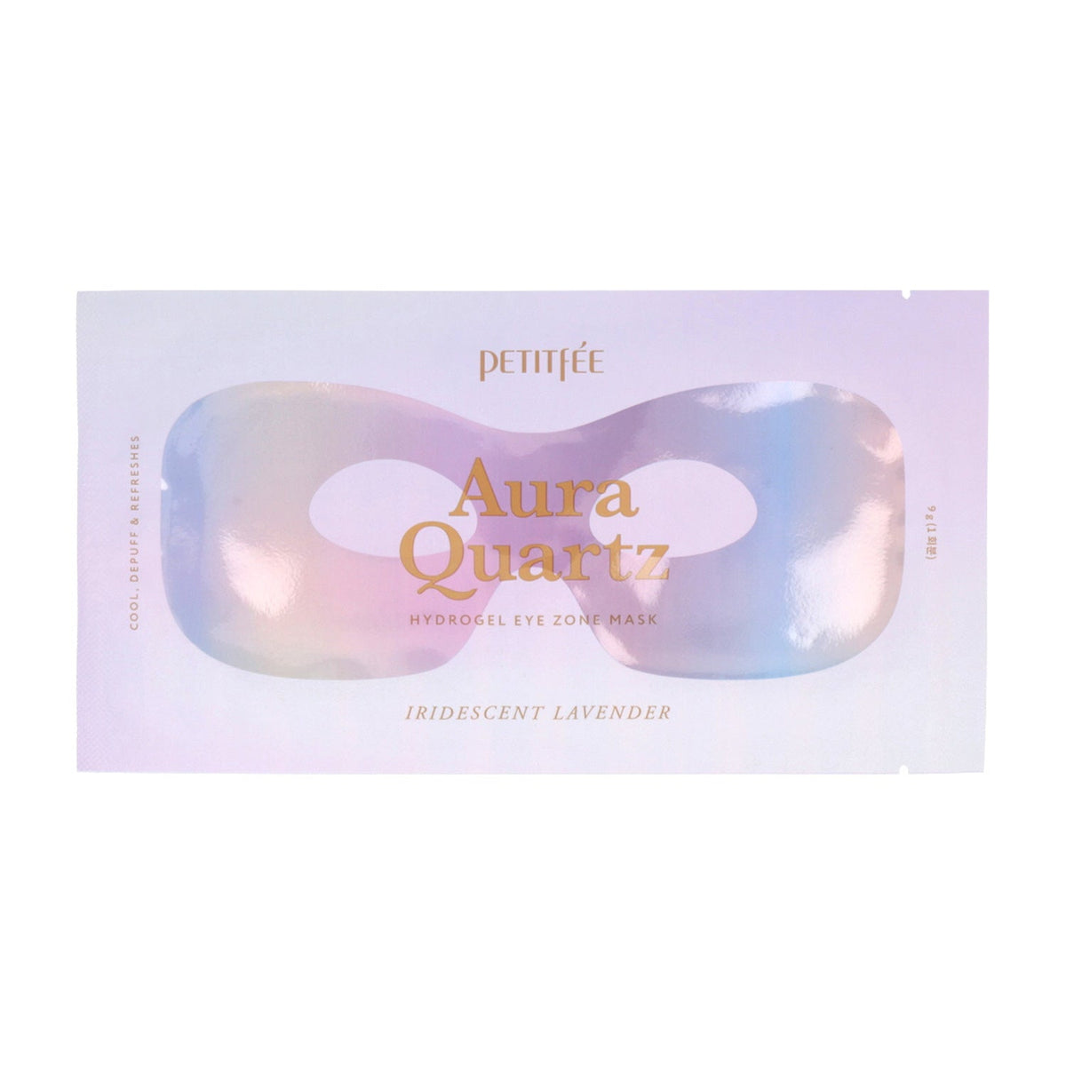 PETITFEE Aura Quartz Hydrogel Eye Zone Mask Iridescent Lavender 1EA - DODOSKIN