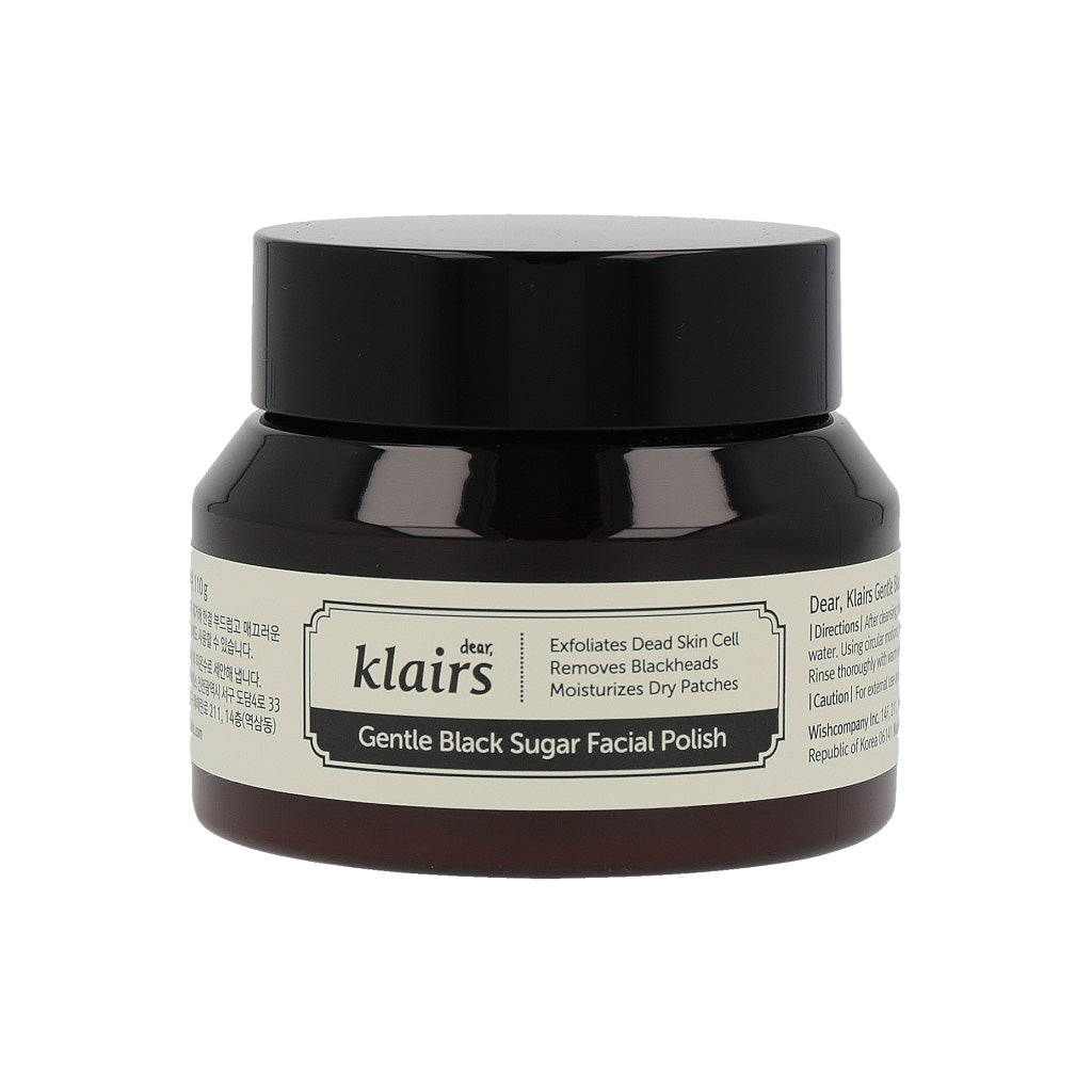 dear, klairs Gentle Black Sugar Facial Polish 110g