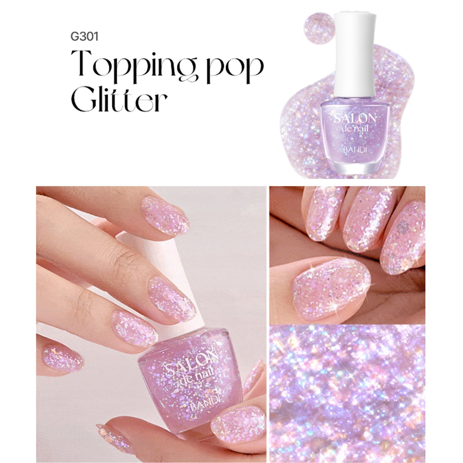 G301 Topping pop Glitter