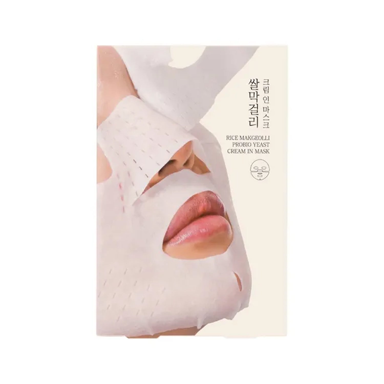 BARULAB Rice Makgeolli Probio Yeast Cream In Mask 5 Sheets