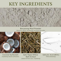 BRMUD Relief Mud Scrub Daily Wash filled with natural ingredients for gentle exfoliation and deep cleansing.
