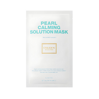 CELGEN Pearl Calming Solution Mask 25g * 5ea - a soothing mask set with pearl extract for radiant skin.